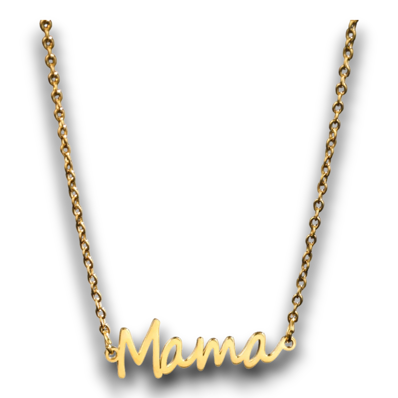 Mama Letter Pendant Necklace