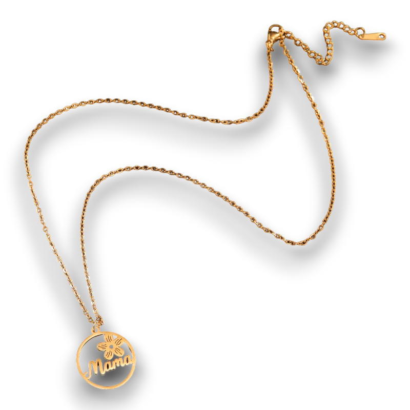 Mama Letter Pendant Necklace