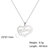 Mama Letter Pendant Necklace