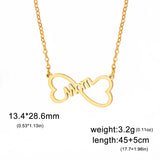 Mama Letter Pendant Necklace