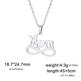 Mama Letter Pendant Necklace