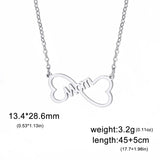 Mama Letter Pendant Necklace